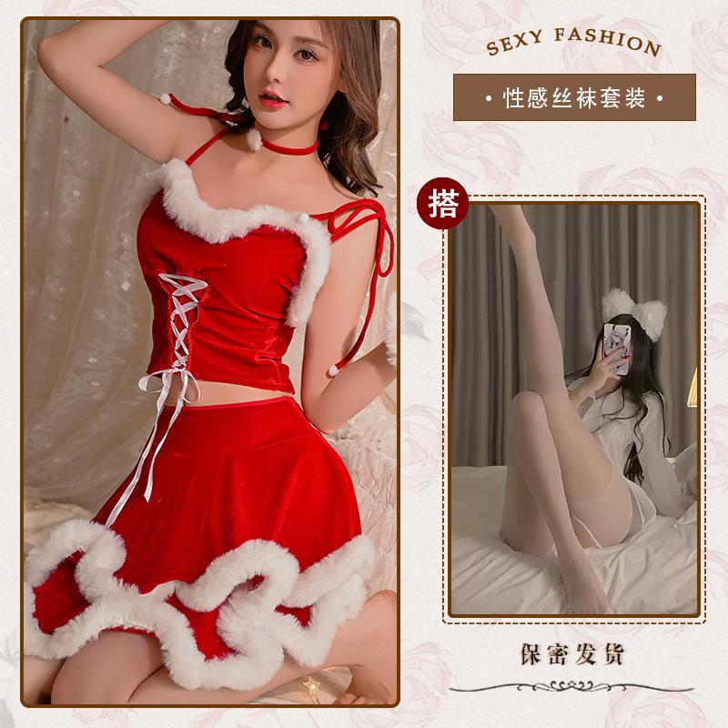 Рождественский костюм Sense Bunny Bunny Uniform Pure Desire Новогодний красный плащ-накидка