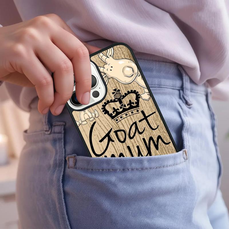 Cute Baby Pygmy Goat Phone Case For iPhone 17 Air 15 16e 14 13 Pro Max Coque 12 11 Pro Max PLUS cover