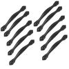 10 Sets Cabinet Handle Simple Style 96MM Door Pull Handles for Drawer Office Black