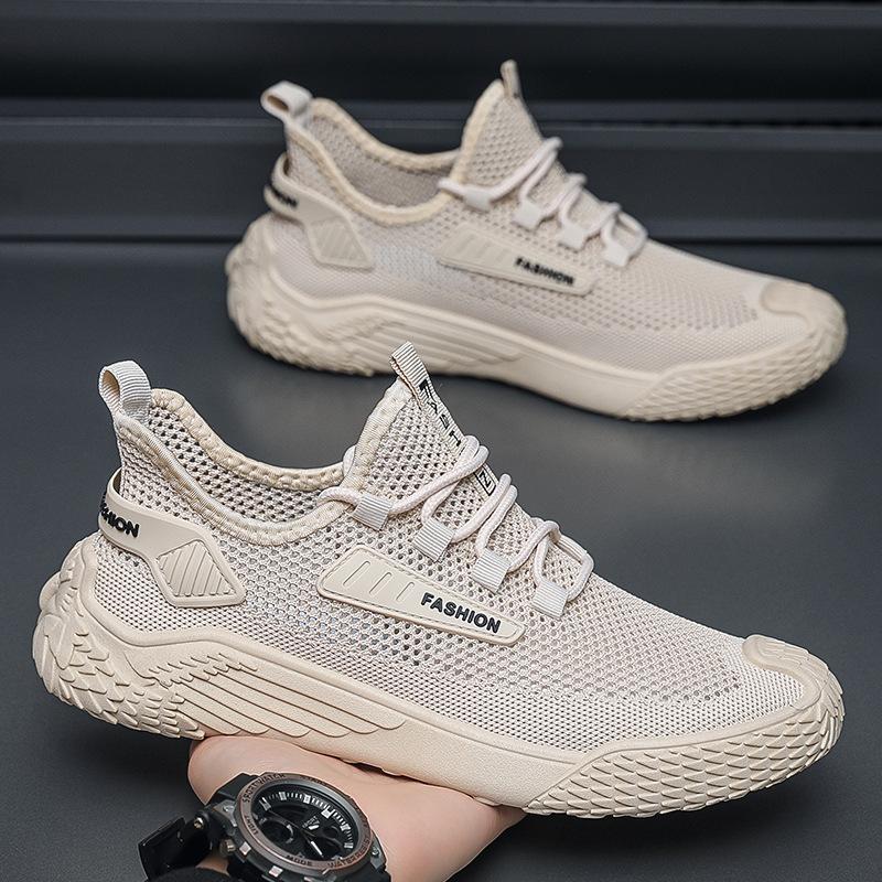 Breathable Men's Shoes Trendy Mesh Shoes,Fly Weave Running Shoes Cave Sneakers Men's Casual Shoes