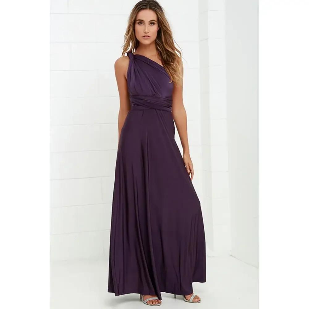 Модное многофункциональное платье-жилет с V-образным вырезом Vestidos De Fiesta Женское длинное платье Сексуальное на бретельках Летнее макси-платье для дам