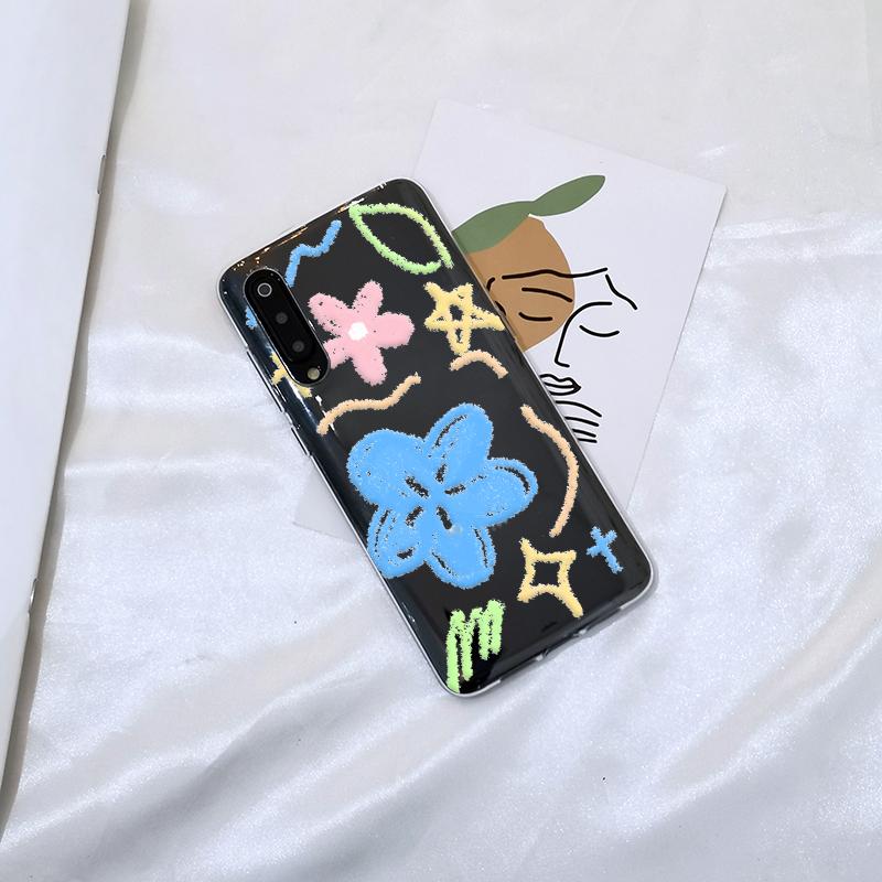 Чехол для телефона для Xiaomi Mi 9T 8 PRO, мягкий граффити, цветочное сердце, картина для девочек, простая задняя крышка для Xiaomi Mi 9 SE A3, силиконовый чехол