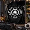 Wall Hanging Tapestry Red Hot Chili Peppers Print Cloth for Living Room Bedroom Home Decor