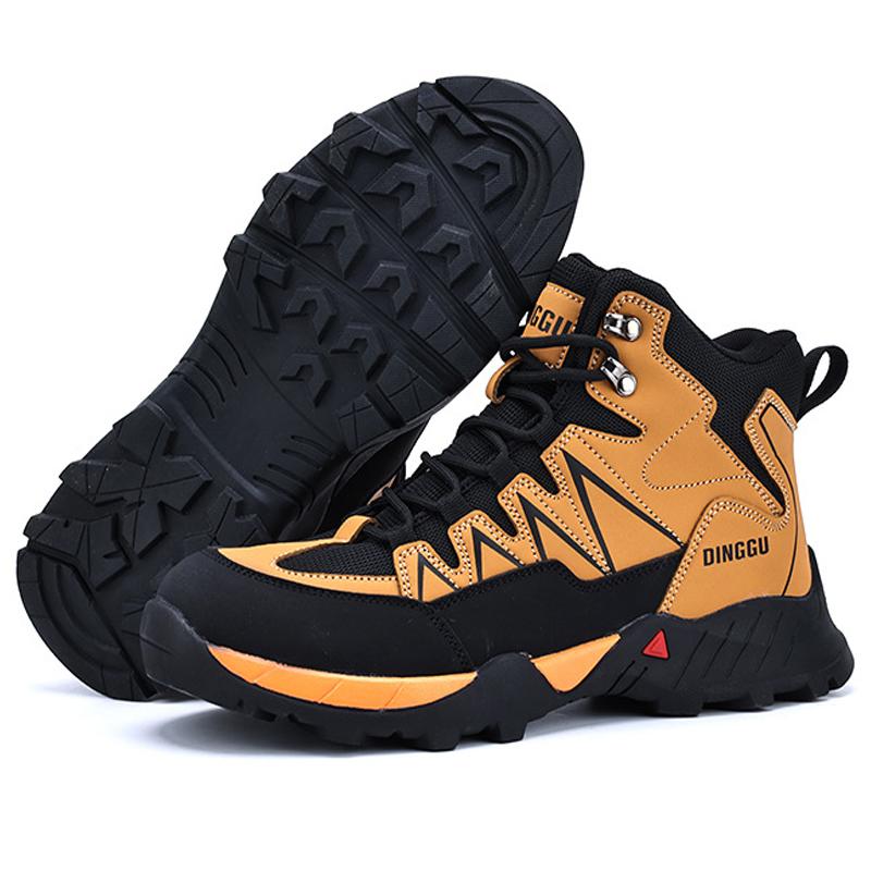 Высококачественные защитные ботинки Мужская обувь Защитные рабочие ботинки Стальной носок Рабочие кроссовки Защитные ботинки для инженеров Нескользящие