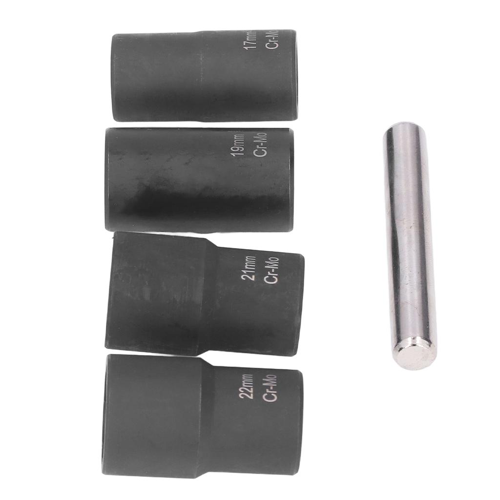 5Pcs Nut Remover Twist Socket Lug Bolt Extractor Removal Tool Set Kit for Maintenance