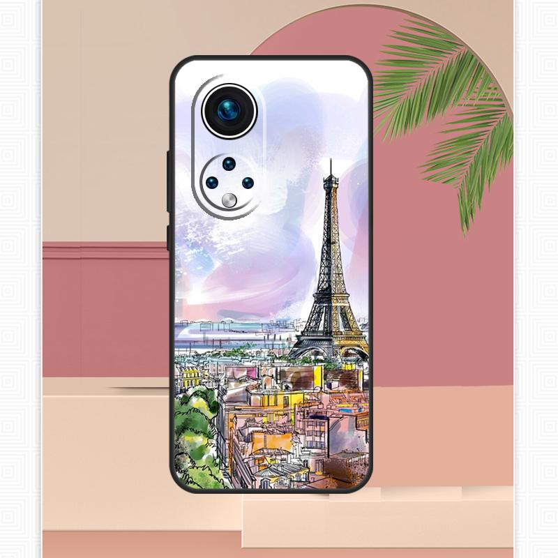 France Paris Eiffel Tower Case For Honor Magic 7 Lite 5 6 8 Pro Honor 400 200 X9c X9b X9a X8b X8a X8c 50 70 90 Cover