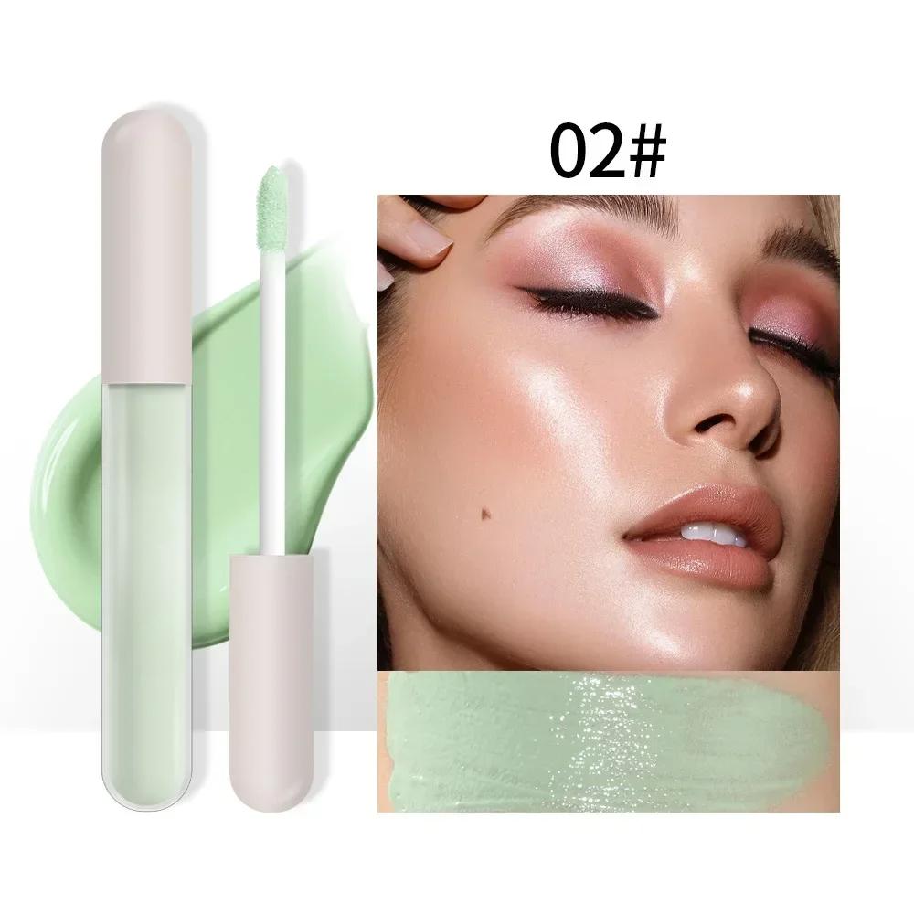 6 цветов жидкий консилер с высокой степенью покрытия увлажняющий контроль жирности тональный крем невидимые поры темные круги веснушки макияж для лица 2 мл