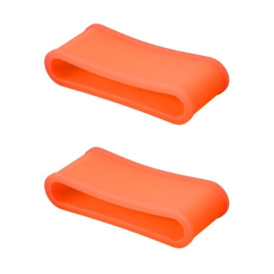 2 шт., эластичная ручка для бадминтона, ракетка для настольного тенниса, ручка, силиконовое противоскользящее кольцо, аксессуары для пиклбола