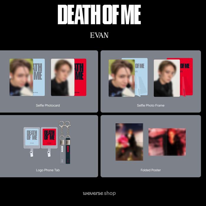 [Предзаказ] EVAN - 1-й мини-альбом [Death of Me] Стандартная версия. (Онлайн-преимущество)