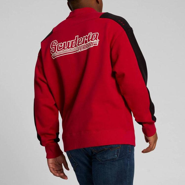 Puma Толстовка унисекс Ferrari Racing Series Race Statement Sweat Crew с буквенным принтом Racing-Red 538108-02