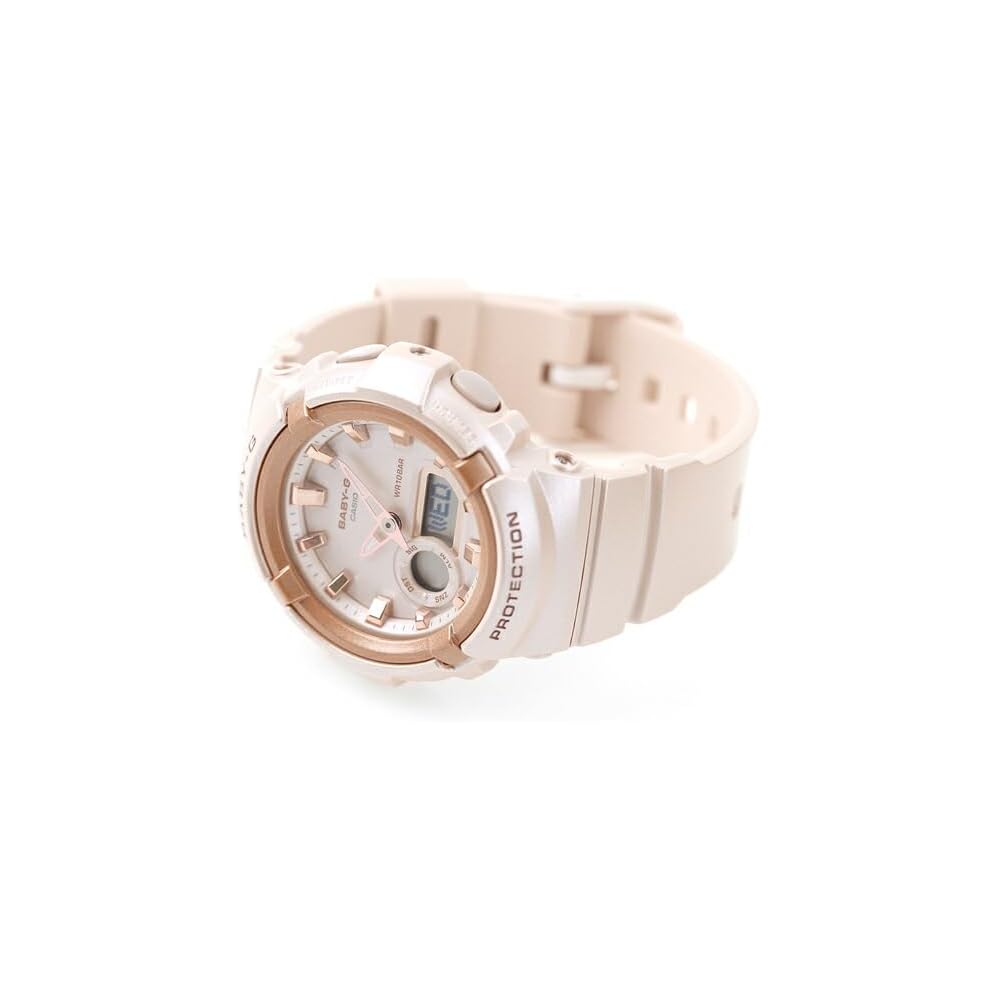 Женские кварцевые часы Casio Baby-G серии BGA-280 BGA-280BA-4A Водонепроницаемые Розовые