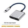 Адаптер Deyu для iPhone iPad Lightning для аудио и зарядки