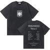 Washed Vintage Rapper Kanye West Music Album Cover Logo Graphic Tshirt THE LIFE OF PABLO T Shirt Men Hip Hop Vintage Tshirts