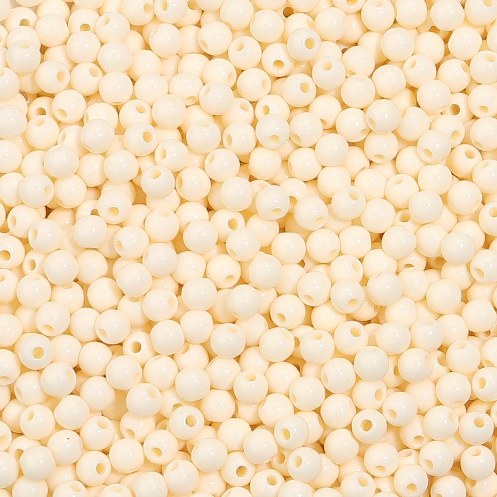 1000pcs/lot 5mm Solid Color Acrylic Round Beads Loose Spacer Mini Seed Bead For Jewelry Making DIY Bracelet Necklace Accessories