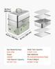 VEVOR Electric Food Steamer 13L 2-Tier Stainless Steel for 3-6 Servings