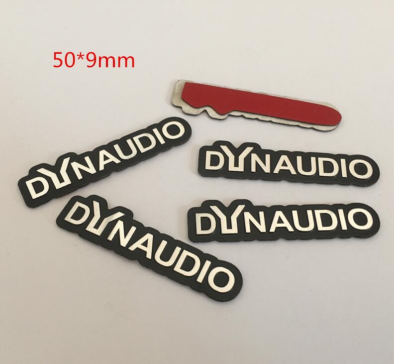 2pcs 5pcs 10pcs DYNq2O car Hi-Fi Speaker q2o Speaker Badge stereo Emblem sticker Decal styling accessories
