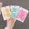 RAINBOW BOWS 2Pcs Solid Hair Bows Hair Clips Ribbon Bow Hairpin for Girl Cheer Bowknot Barrettes Kids Headwear Hair Accessories
