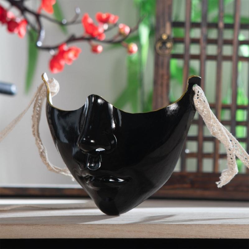 Маскарадная полумаска на Хэллоуин, маска для глаз, маска для рта, маскарадное украшение костюма для женщин, мужчин, наряд на Хэллоуин