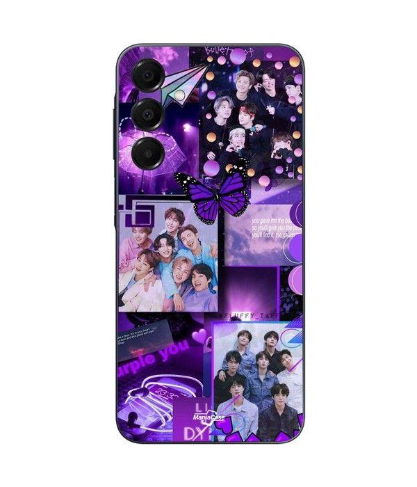 Case For Samsung Galaxy A15 BTS CONCEPT PURPLE Maniacase