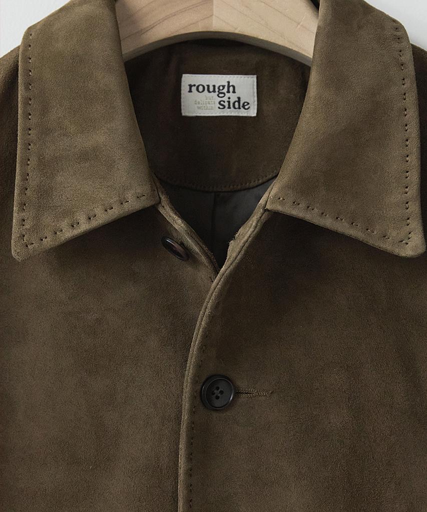 ROUGHSIDE Suede Over Jacket Tan
