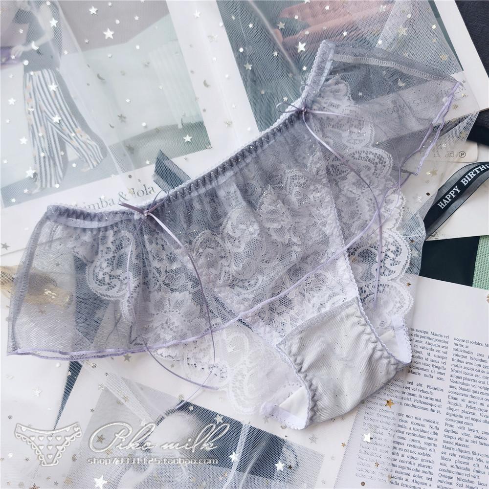 Женское нижнее белье, милые милые кружевные трусы с маленькой феей, сексуальные женские трусики с низкой посадкой