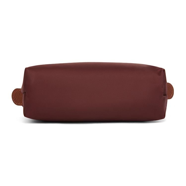 Longchamp Le Pliage Original Сумка-тоут из нейлона с металлической молнией и кнопкой-застежкой Женская сумка-тоут Бордовый 34175089P87