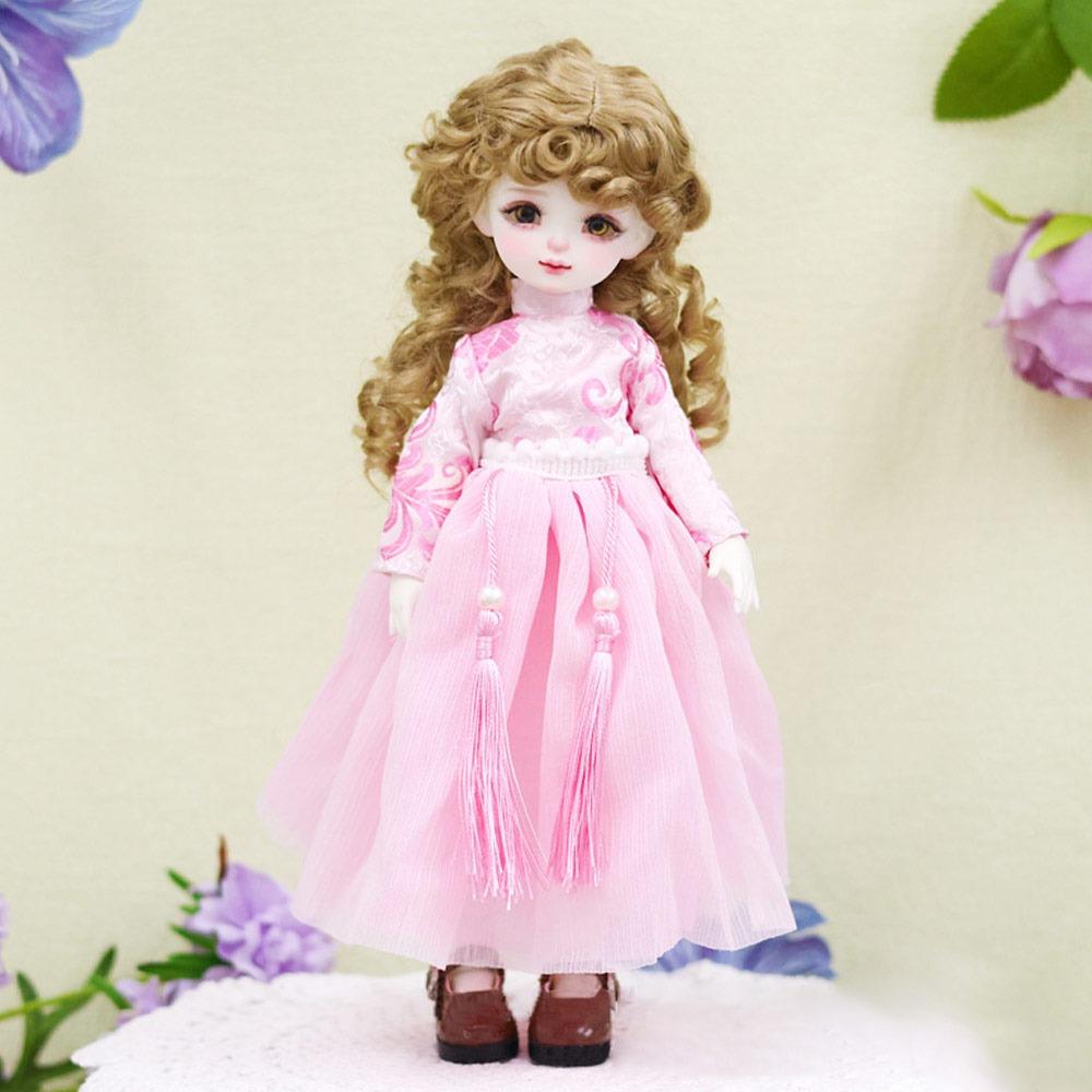 DIY 1/6 BJD Doll Clothing Handmade Doll Dress Casual Chinese Hanfu  (No Dolls and Shoes)
