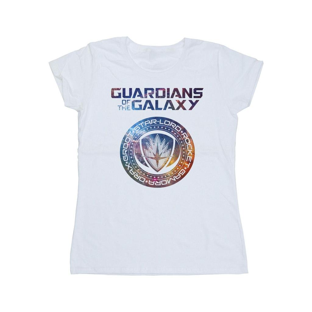 Marvel Womens/Ladies Guardians Of The Galaxy Stars Fill Logo Cotton T-Shirt
