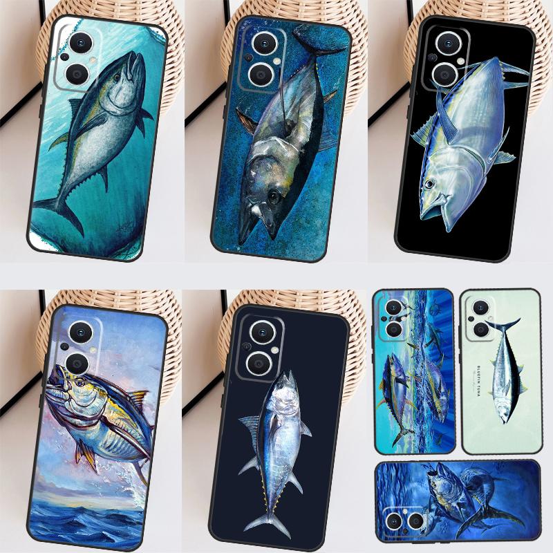Чехол с тунцом Bluefin для OPPO Reno 7 8 8T 2Z 4Z 5Z 6 Lite 10 Pro OPPO Find X5 X6 Pro X2 Lite X3 Neo