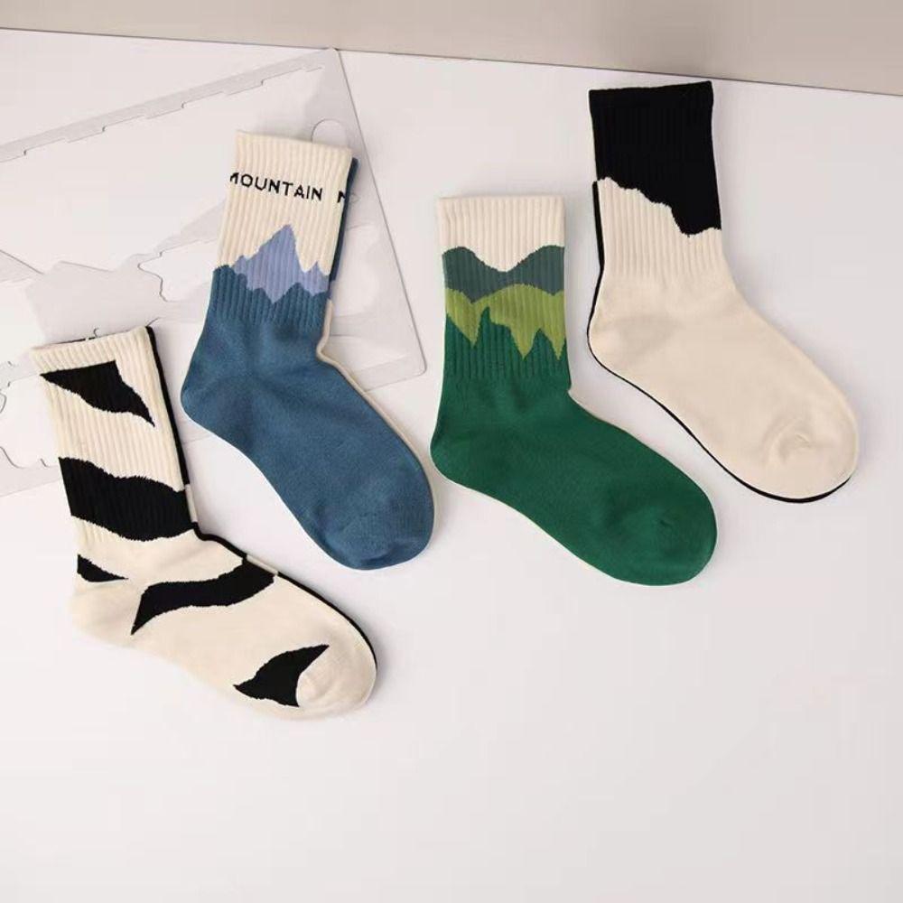Breathable Unisex Graphic Socks Comfortable Cotton Socks Breathable Sports Socks Casual Walking