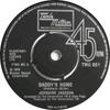 7inch Record JERMAINE JACKSON - Daddy's Home TMG851 Tamla Motown 1973 UK Soul/Funk Used