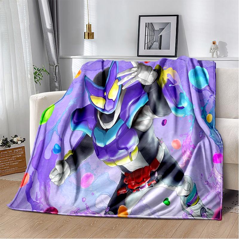 Sugar Man K-Kamen Rider GAVV Blanket Elastic Soft Candy Knight Full Storage Soft Warm Bedding Children's Gift throw blanket