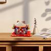 Фигурка Манэки Нэко Фэн-шуй Удача Счастливый Кот 4,5 дюйма Милая Фигурка Кота Богатства Манэки Нэко Фэн-шуй Удача Креативная Керамика