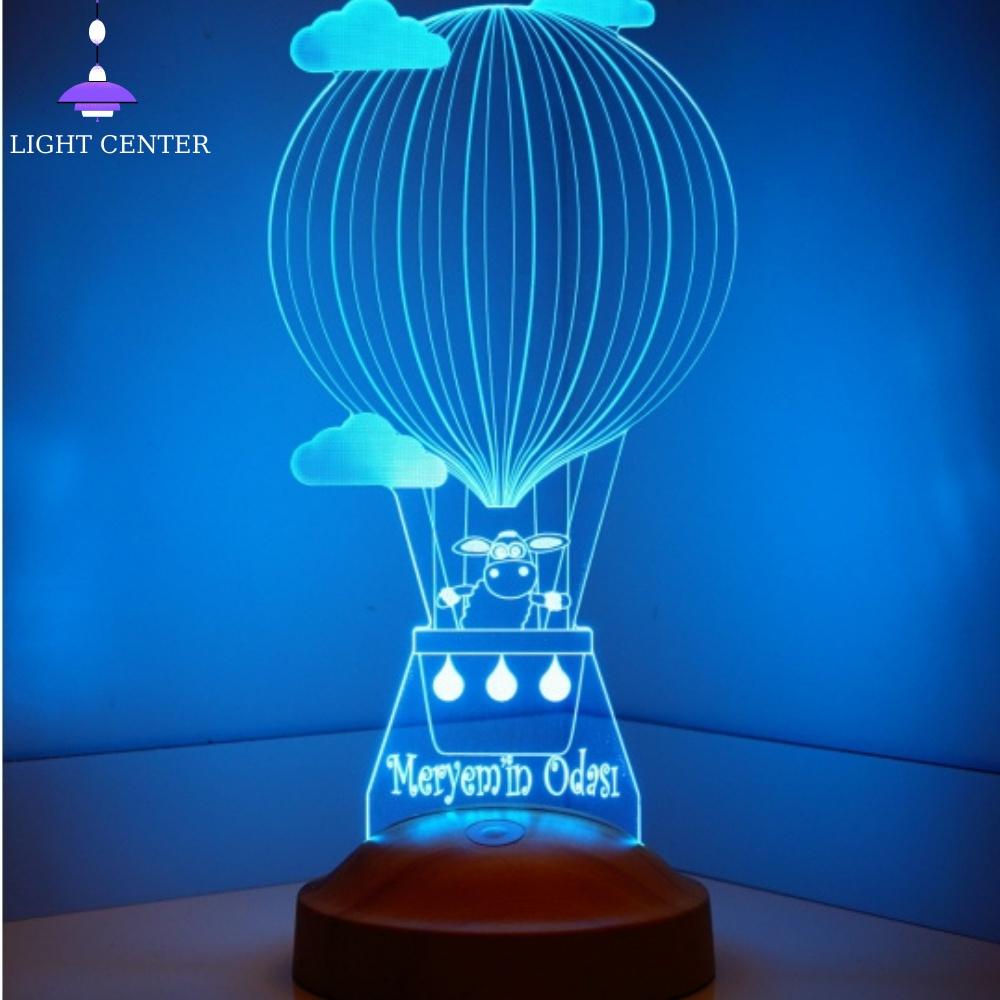 3D Customizable/ Balloon Night Lamps Kids Friendship Lamp Led Desk Lamp Room Lamp Gift Box Desk Decor