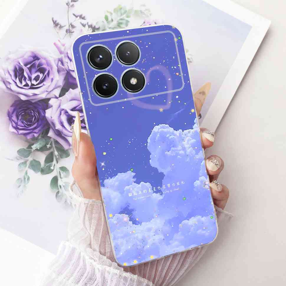 Мультяшный дизайн Для Redmi K70 5G 23113RKC6C Чехол Роскошная Мода Силиконовая Оболочка Для Redmi k70 K70 Pro 23117RK66C ТПУ Задняя Крышка
