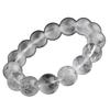 Eigado Pyrite In Quartz 15 Inner Natural Power Good Luck Bracelet, Beads, 14mm, Diameter Approx. 17cm, Stone, Stone, Charm, 2507-Brace-Pyr-01