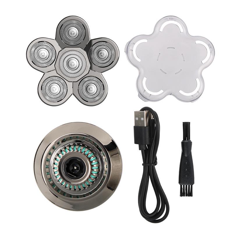 Многофункциональная перезаряжаемая электрическая бритва для мужчин - Цифровой дисплей, для бритья головы налысо, для всего тела и бороды, моющаяся бритва