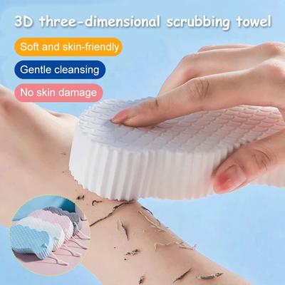 Exfoliante Мягкая губка скребок для тела Отшелушивающий скраб для ванны Губка Щетка для душа Очиститель кожи тела Средство для удаления омертвевшей кожи