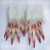 Creepy Beast Claws Realistic Cosplay Mittens Party Props Halloween Gloves  Masquerade