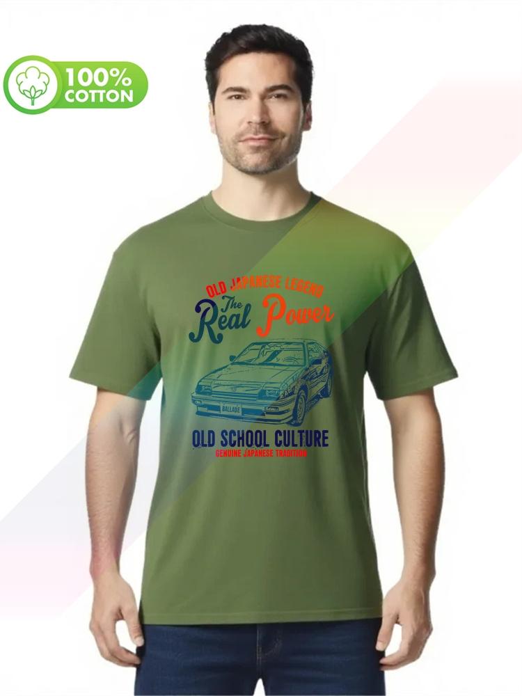 100 Cotton Round Neck Heavy Weight Unisexs Tshirt Vintage Japanese Car Ballade Sport Crx New Cotton Shirt S3xl Tops Tees