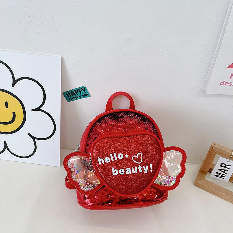 Cartoon Backpack Love Animal Kids Pu Book Bag With Impactresistant Fabric