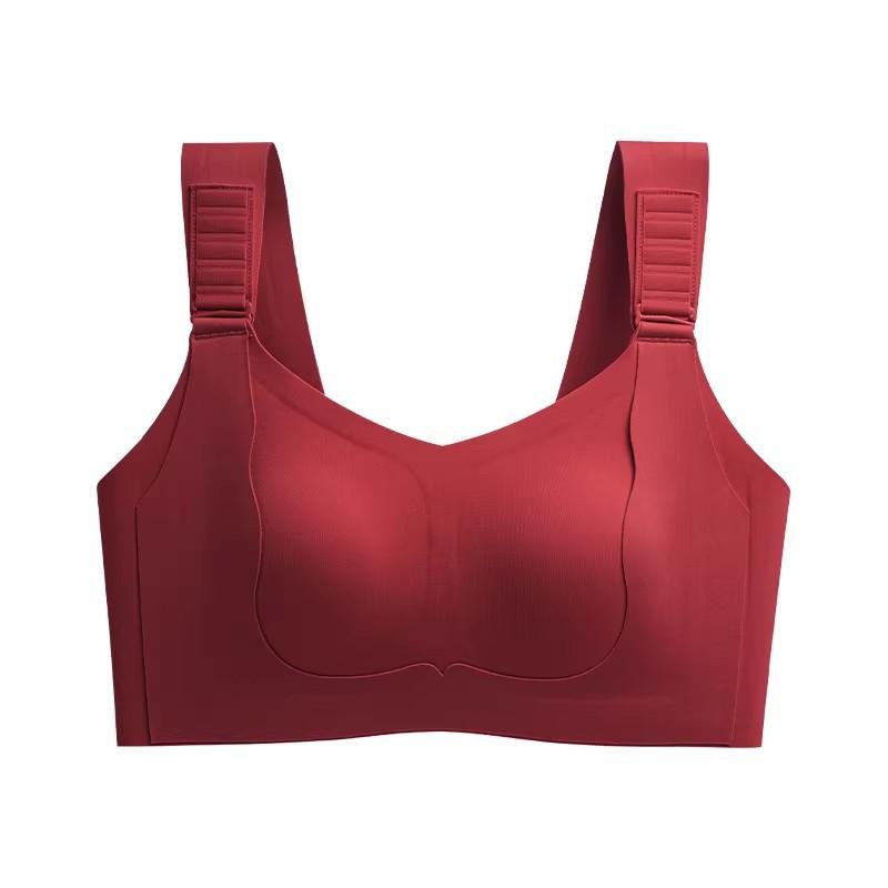 Big breasts and thin underwear women's seamless soft support, pull up and support, secondary breasts shaping, anti-sagging bra skin tone
