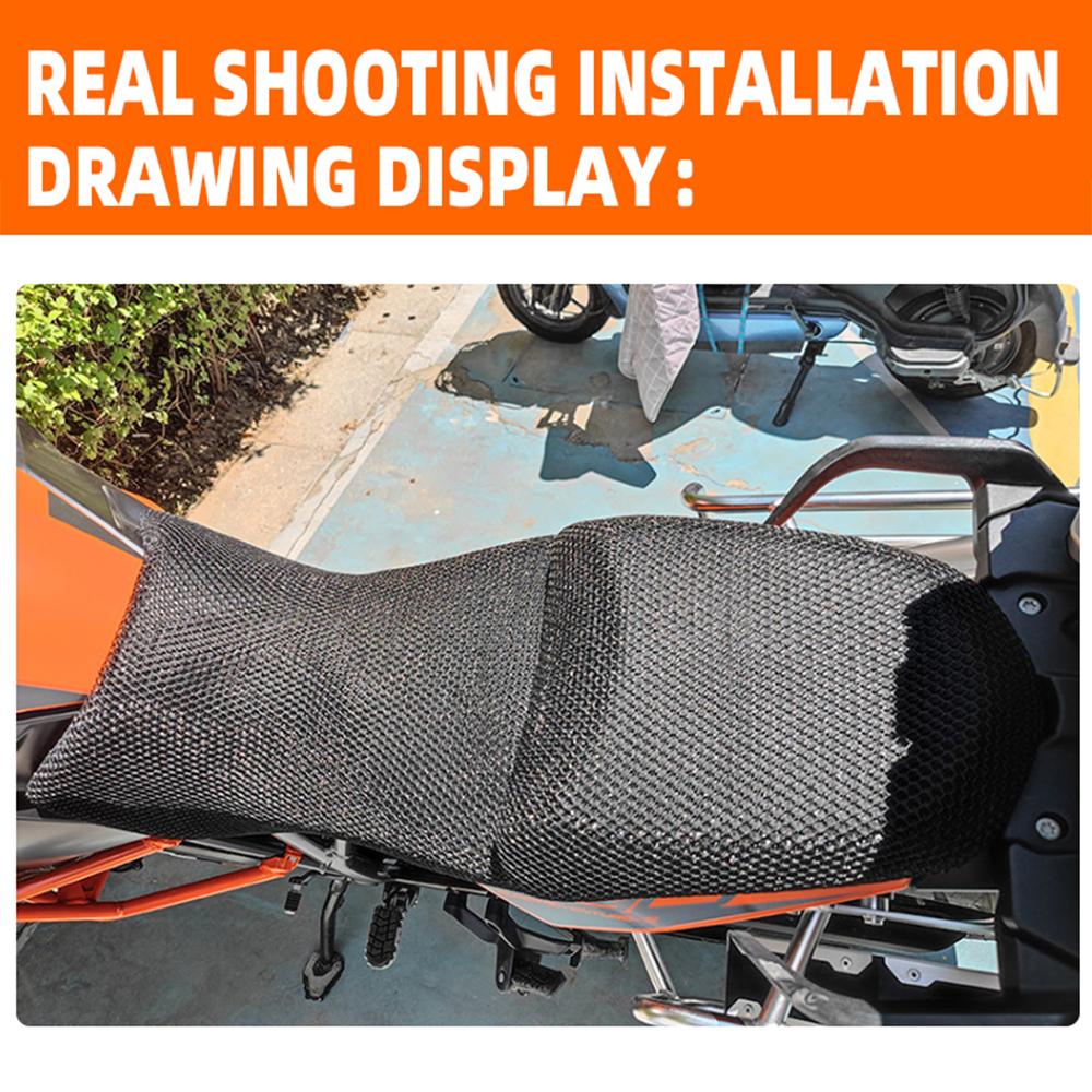 For KTM 1290 Super Adventure 1190 ADV 1290adventure Accessories Mesh Seat Cover Heat Insulation Seat Cushion Cover Protector