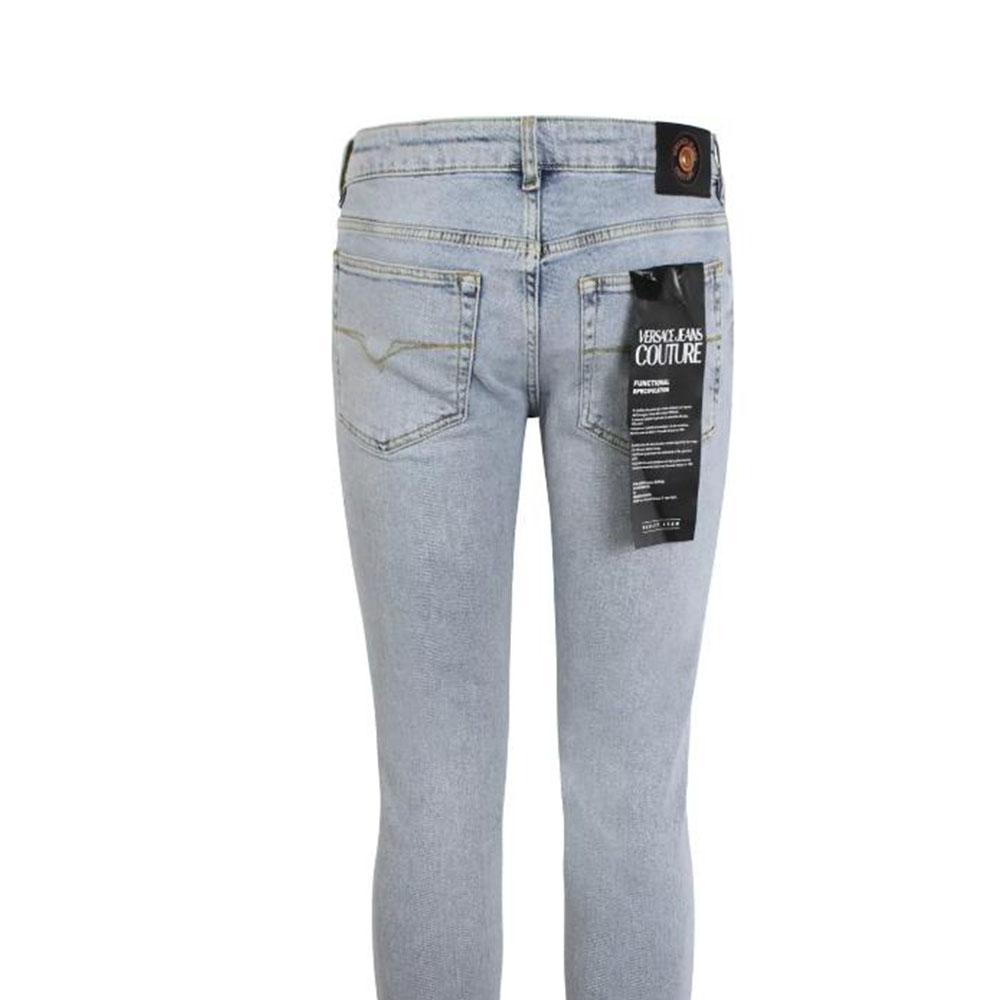 VERSACE JEANS COUTURE Jeans Men's Blue 75GAB540-CDW61-904