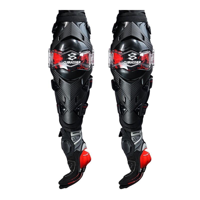 Motorcycle Knee Elbow Guards E09 Black Red Yellow White Protective Gear Off-Road Street Racing Riders