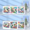 6 шт., специальная форма, животное, алмазная открытка ручной работы, сделай сам, алмазная картина, карта, алмазный рисунок, карта для взрослых, праздник, друзья, семья