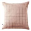 Woven-dyed Pillowcase Large Checks Deco "Gaïa Match" 60 X 60 Cm & 50 X 70 Cm "Cotton Gauze" - Gaïa Match Marshmallow - 60 X 6