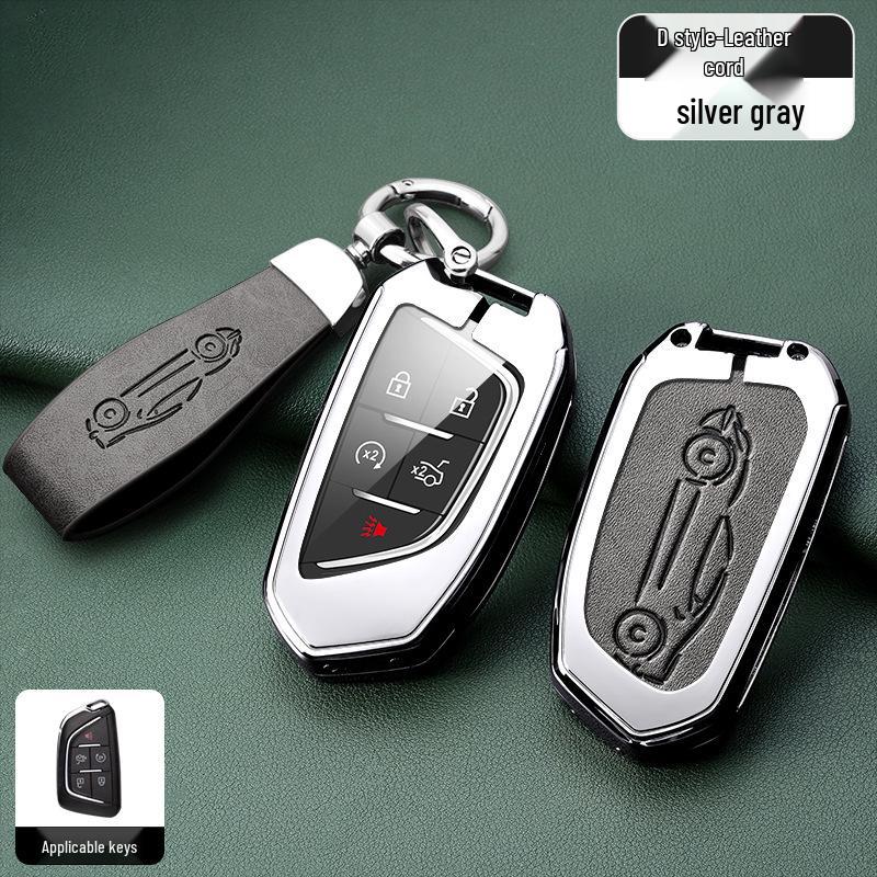 Премиальный металлический чехол для ключа Cadillac XT5, CT5, XT4, XT6, CT6, XTS, ATSL, CT4