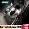 Для Toyota Camry 70 XV70 2018 2019 2020 2026 2026 2026 Гибрид Аксессуары Панель Центральной Консоли Автомобиля Накладка на Панель Селектора Переключения Передач