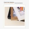 Easy Change Magnetic Closures Photo Frame Solid Wood Picture Storage Frame Memory Display Case For Home Office Decors